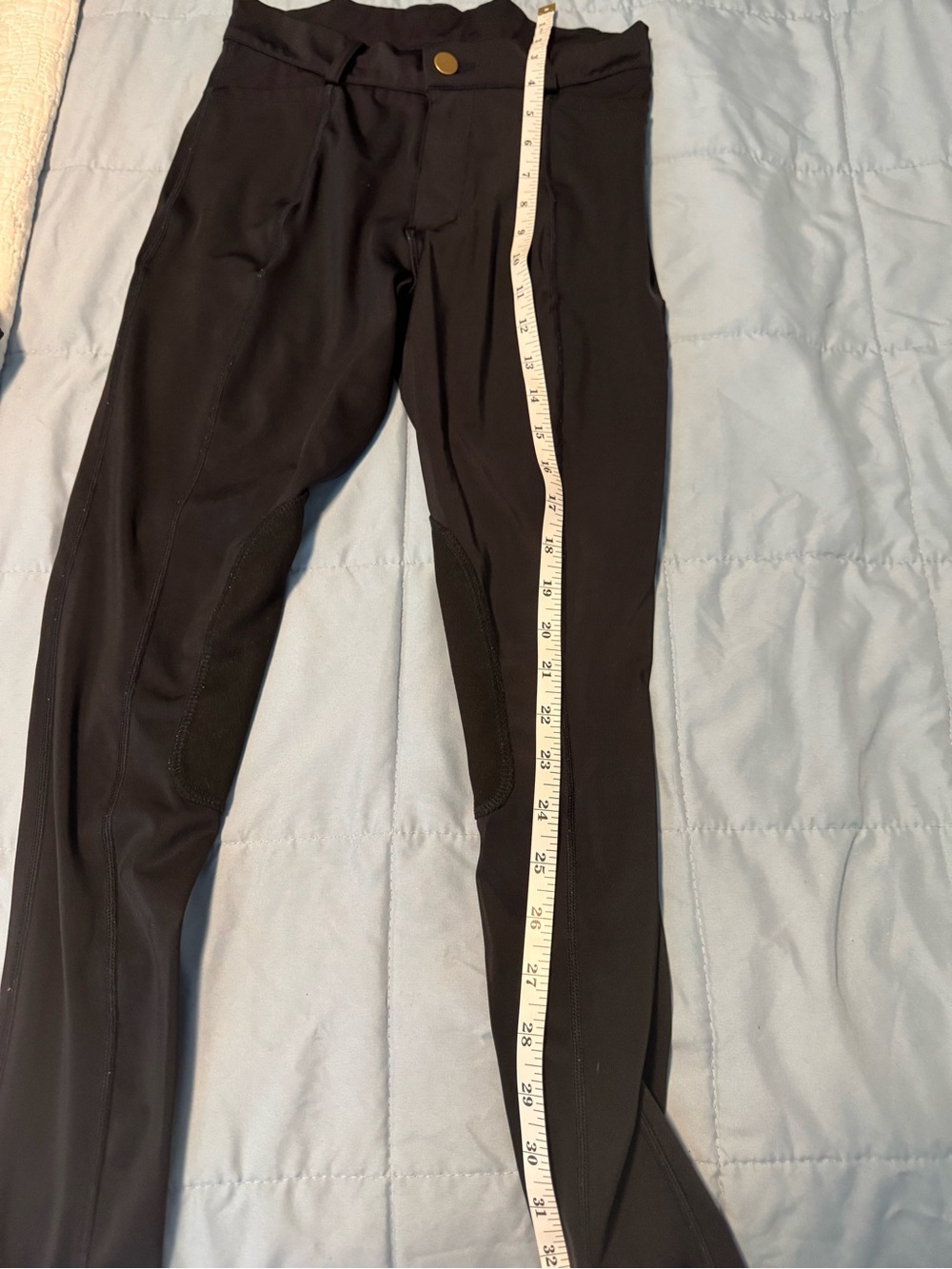 Girls' Black Riding Breeches - Kids Bottoms
